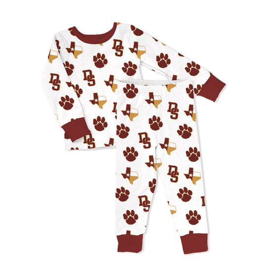 Tiger Kids Long Sleeve Bamboo Pajamas