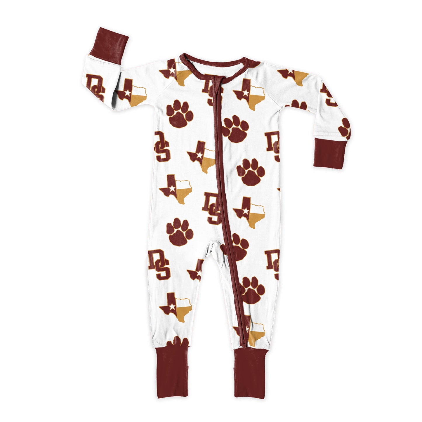 Tiger Zip Up Bamboo Pajamas